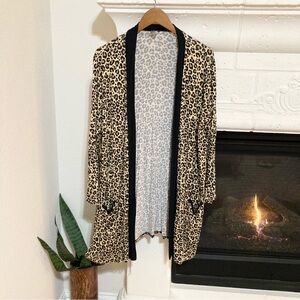 SET Leopard Print Robe and Pants Venus Size XS and Small S